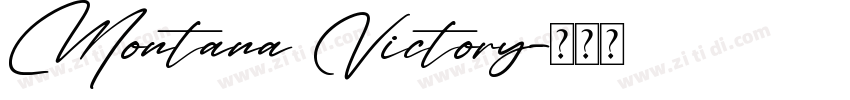 Montana Victory字体转换
